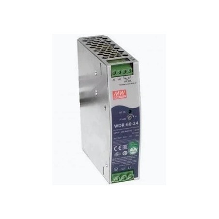 Zasilacz na Szynę DIN 400V 12V 5A 60W Mean Well WDR-60-12