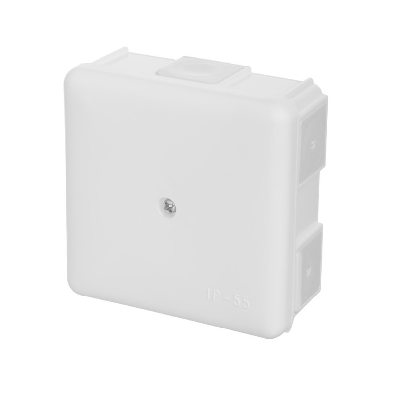 PUSZKA NATYNKOWA 86X86X39 PUSTA IP55 BIAŁA 0226-00