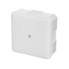 PUSZKA NATYNKOWA 86X86X39 PUSTA IP55 BIAŁA 0226-00