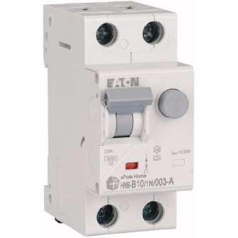 HNB-B10/1N/003-A B 10A/ 30MA/A WYŁĄCZNIK RÓŻNICONADPRĄDOWY B 10A 1P+N 2M 30MA A 6KA 195131