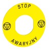 TABLICZKA STOP AWARYJNY ZBY9PL30