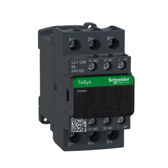 STYCZNIK 3P 38A 24V DC 1NO+1NC DC LC1D38BL
