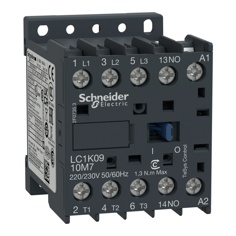 STYCZNIK 3P 9A 24V AC 1NC