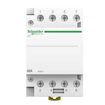 STYCZNIK MODULOWY ACTI9  ICT50-40-40-230 40A 4NO 50HZ  220/240VAC