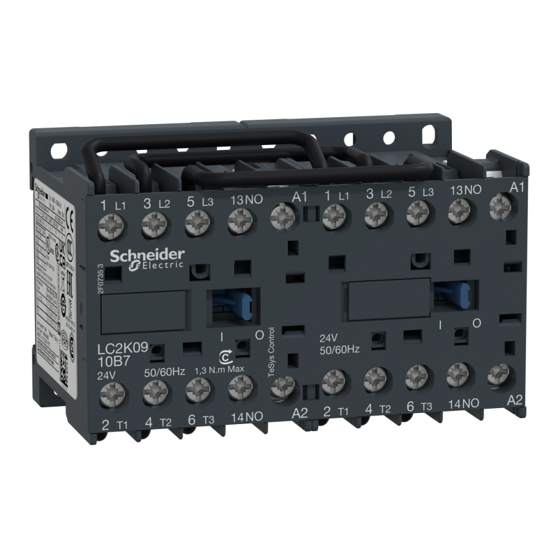 STYCZNIK NAWROTNY 9A 24V AC