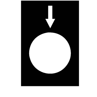 ETYKIETA PIONOWA-OPUSZCZANIE WOLNO