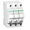 PODSTAWA BEZPIECZNIKOWA STI 3P 500V 10,3X38 A9N15656