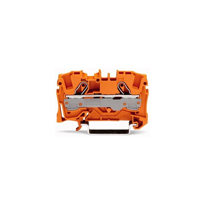 ZŁĄCZKA PRZEL.2-PRZEW.6mm2 POMARAŃ.