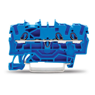 ZŁĄCZKA PRZELOTOWA 3-PRZEWODOWA  1 mm2 N IEBIESKA