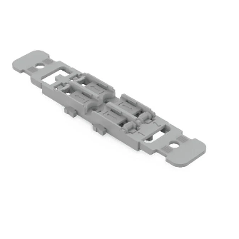 ADAPTER MONTAŻOWY Z ODCIĄŻENIEM PRZEWODÓ W 2-TOROWY SZARY