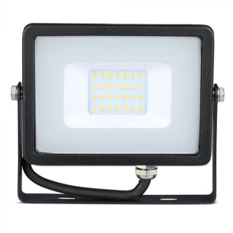 VT-20 20W SMD FLOODLIGHT WITH SAMSUNG CH IP COLORCODE:4000K BLACK BODY GREY GLASS