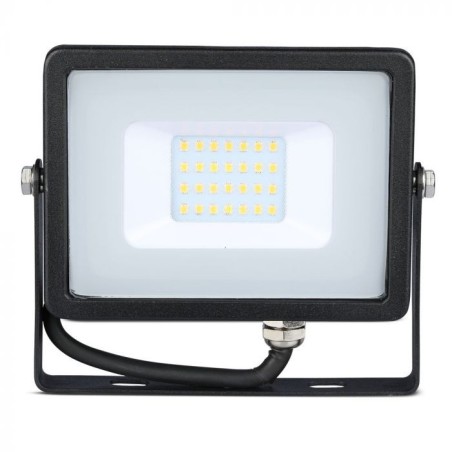 VT-20 20W SMD FLOODLIGHT WITH SAMSUNG CH IP COLORCODE:4000K BLACK BODY GREY GLASS