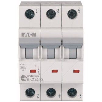 HN-C13/3 C 13A 3P WYŁĄCZNIK NADPRĄDOWY C 13A 3M 6KA 194890