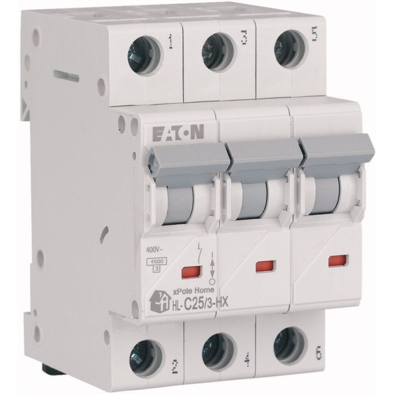 HN-C25/3 C 25A 3P WYŁĄCZNIK NADPRĄDOWY C 25A 3P 6KA