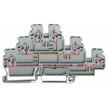 Złączka trzypiętrowa WAGO 870-551 2.5mm2 Szara 3P | Sklep