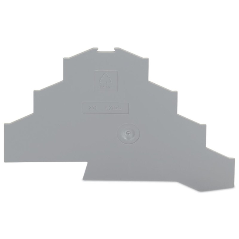 ŚCIANKA KOŃC.GR.1mm SZARA(281-530.)