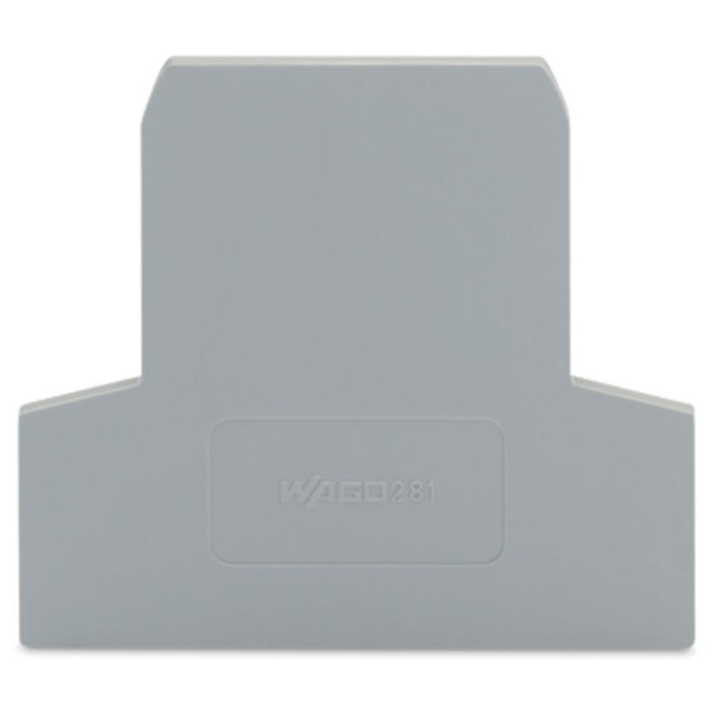 ŚCIANKA KOŃCOWA GR.2,5mm SZARA