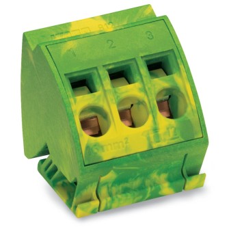 BLOK POTENCJAŁ.Z ZAC.16mm ŻÓŁ.ZIEL.