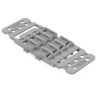 ADAPTER MONTAŻOWY Z ODCIĄŻENIEM PRZEWODÓ W 4-TOROWE DO PRZELOT. ZŁĄCZKI 221 SZARA