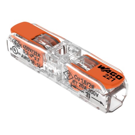 Złączka przelotowa WAGO 221-2411 Inline 4mm2 | Sklep